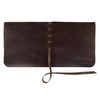 tocame, Drum Stick Roll for Drummers, Drum Stick Case with Drawstring, Accessory for Drummers, Full Grain Leather, Handmade, Bourbon Brown