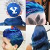 Hair Color Wax One-time Temporary Modeling Natural Color Hair Dye Wax Natural Matte Hairstyle for party,Cosplay,Masquerade,Nightclub,Halloween-blue