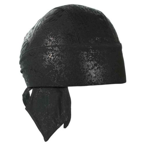 Harley-Davidson Women's Spiked Monogram Foil Print Headwrap, Black HW20130