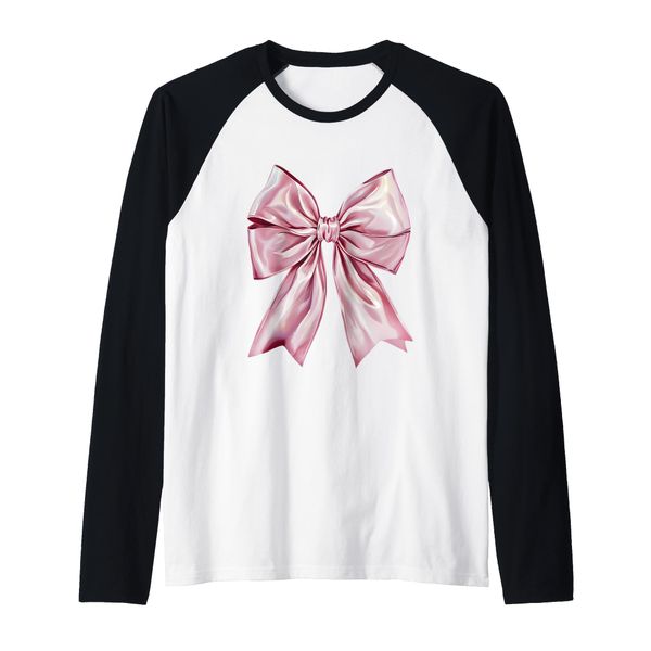 Ribbon Ribbons Decorative Raglan, black, S