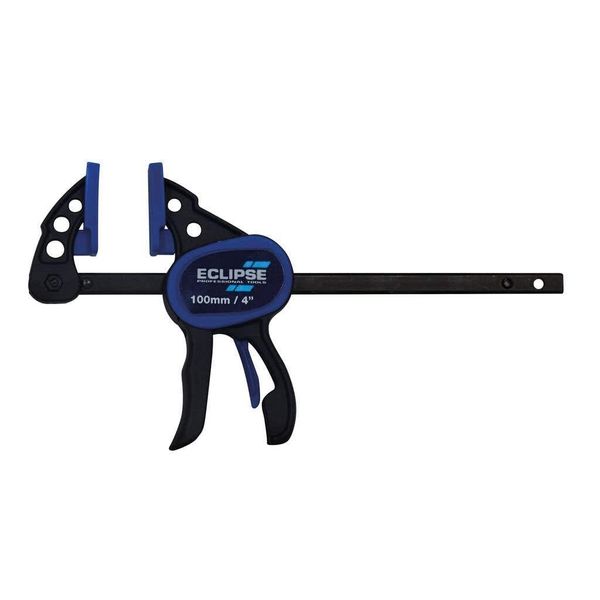 Eclipse Professional Tools EOHBC4-MICRO One Handed Micro Bar Clamp, Blue and Black, 4-Inch