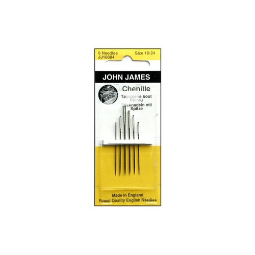 Chenille Hand Needles-Size 18/24 6/Pkg