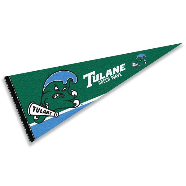 Tulane Green Wave Pennant Full Size Felt