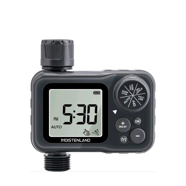 Moistenland Sprinkler Water Timer Rain Delay for Garden Hose Water Hose Outdoor