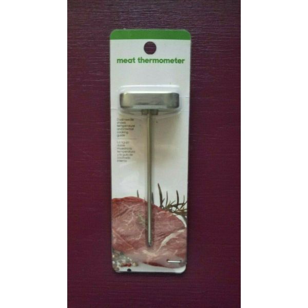 Meat Thermometer Dual Needle 120-200 F Stainless Steel (NEW)