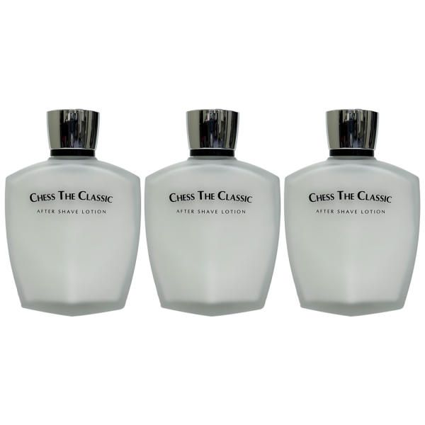 3 pieces) Chess The Classic Aftershave Lotion 130ml