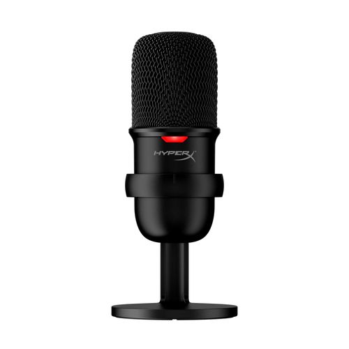 HyperX SoloCast USB Condenser Gaming Microphone for PC, PS4 and Mac, Tap-to-Mute Sensor, Cardioid Directional Pattern, Gaming, Streaming, Podcasts, Twitch, YouTube, Discord, Black