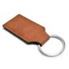 Ford Edge Rectangular Brown Leather Key Chain