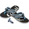 Cressi Portofino Flip Flop - Black/LightBlue, 8