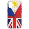 iPhone 16 United Kingdom & Philippines Flags - British Filipino Case