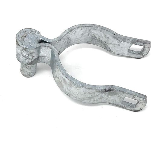 Ozark Fence - Chain Link Gate Post Hinge - Heavy Duty Pressed Steel - Includes Carriage Bolts & Nuts (Galvanized Steel, 1-3/8")