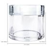 Beauticom® (24 PCS) 30G/30ML High Quality Clear Plastic Jars with Silver Lids