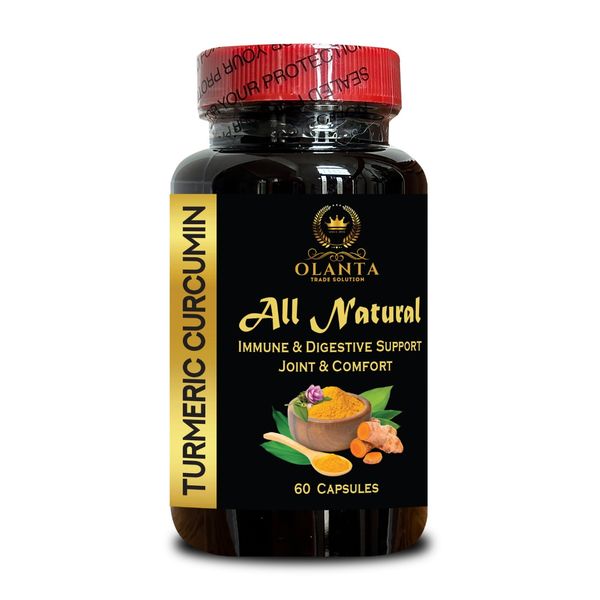 Premium Turmeric Curcumin pills - Superior Absorption dietary supplement -1Bot
