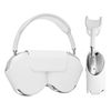 kwmobile Case Compatible with Apple AirPods Max Case - Polyester Protective Cover for Headphones - White