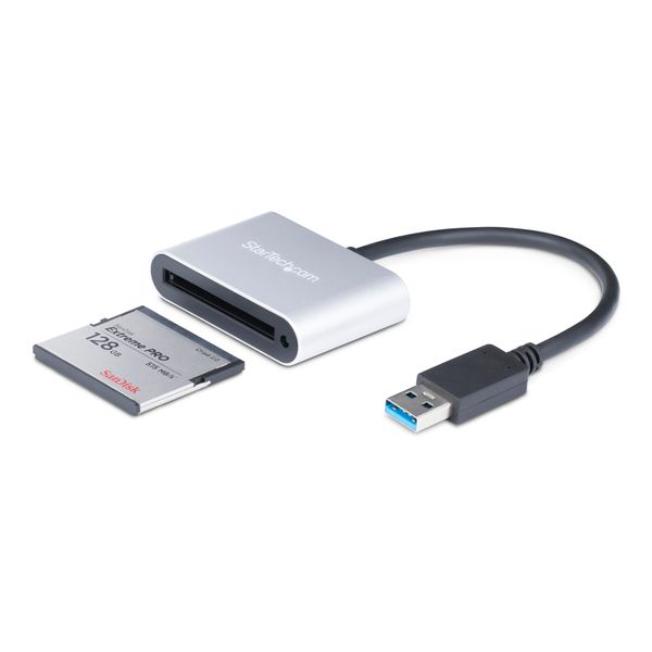 StarTech.com CFast Card Reader - USB 3.0 - USB Powered - UASP - Memory Card Reader - Portable CFast 2.0 Reader / Writer (CFASTRWU3)