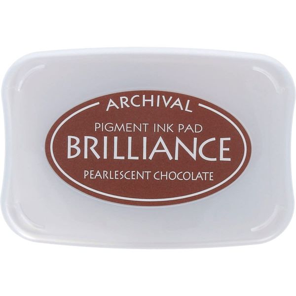 Tsukineko Brilliance Ink Pad, Chocolate,BIP76