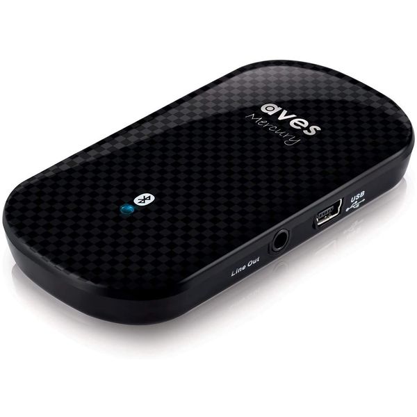 AVES Mercury Bluetooth Wireless Stereo Audio Receiver w/ 3.5mm Jack For Speakers
