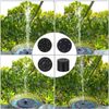 Solar Power Floating Fountain Outdoor Water Pump With Filter Panel Pond Pool
