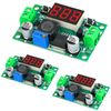 MTDELE 3Pcs LM2596 DC-DC Buck Converter Module Adjustable 4.0-40V Input Voltage Conversion 1.25V-37V Output Voltage with LED Digital Display