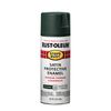 Rust-Oleum 7732830 Stops Rust Spray Paint, 12 oz, Satin Hunter Green