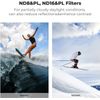 K&F Concept 4 Pack Screw On ND/PL Filter Kit for DJI Osmo Action 5 Pro/ Action 4