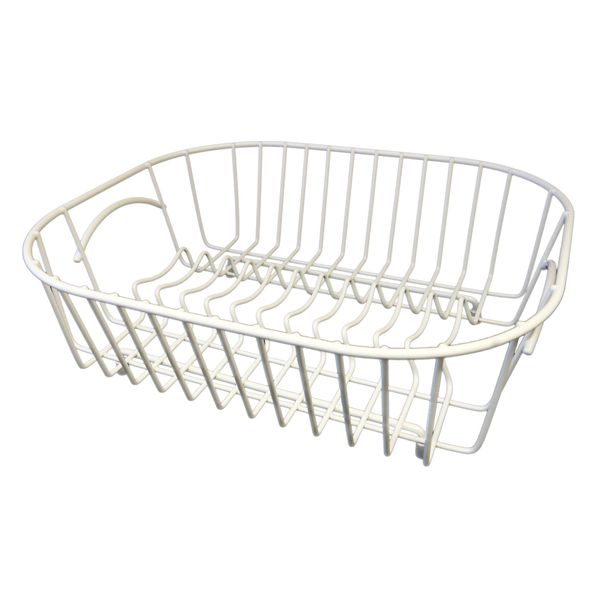 Delfinware White Plate Sink Basket