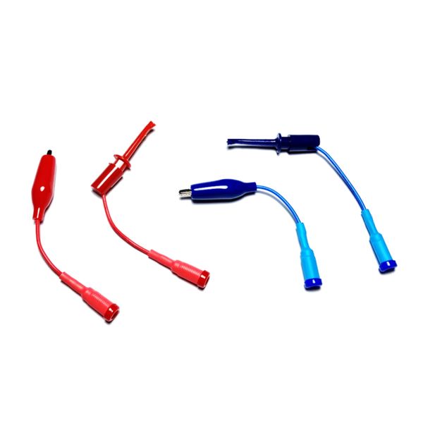 NUBTECH ACC0003 Crocodile Hook VM02A and Tester Rod Conversion Cable, 2 Color Set