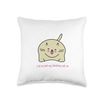 Funny Happy Cat Let Me Put My Thinking Cat On Gift Kitty Throw Pillow