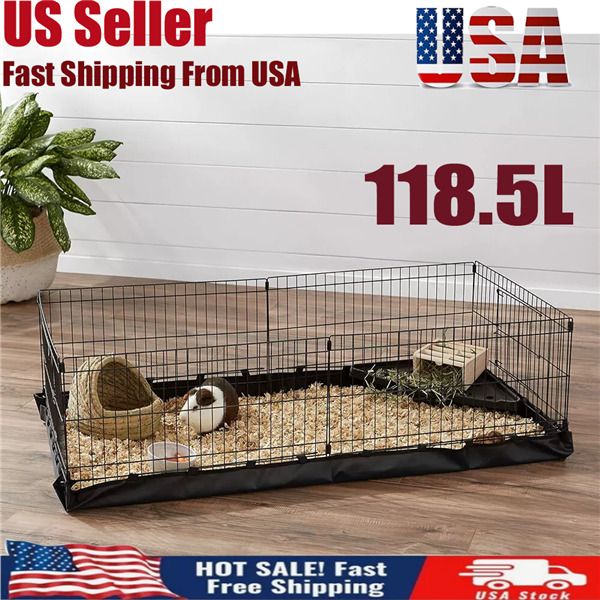 Hamster Cage Small Animal Critters House Habitat Playpen for Pet Rat Mice 118.5L