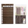 Scrubbing Pocket, 1 Week, Pocket Storage for Effective Use on Walls, Brown