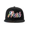 We Show Pride Gay Pride Black Rainbow Snapback Baseball Cap (WSPSB1)