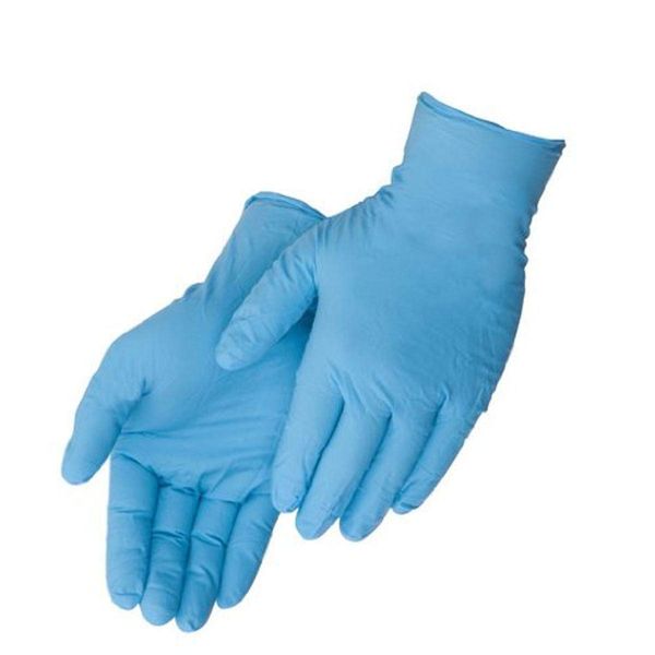 Liberty Glove & Safety T2010W/XS Duraskin Nitrile Industrial Glove, Powder Free, Disposable, 4 mil Thickness, X-Small, Blue (Box of 100)