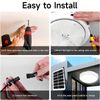 2 pcs Solar Power Ceiling Pendant Light Remote Control indoor/Outdoor Waterproof