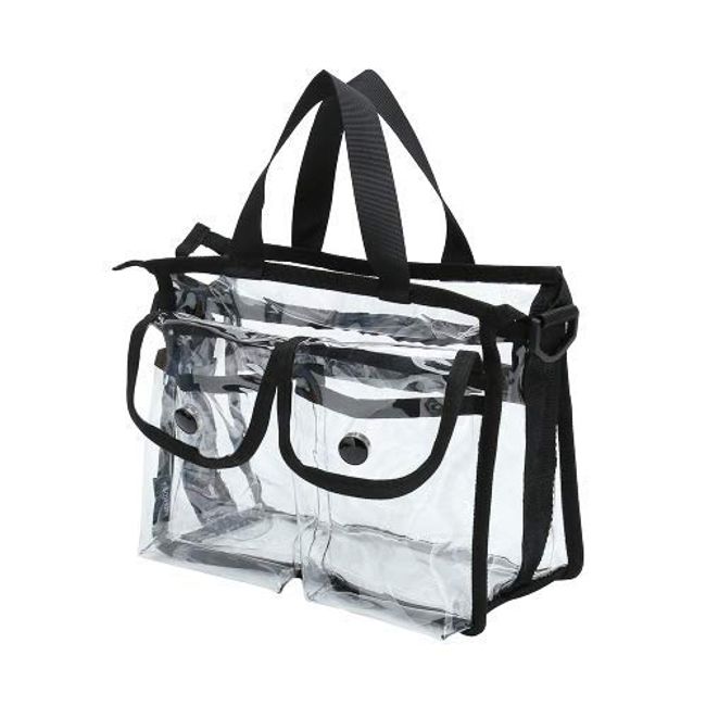 Clear Medium Toiletry PVC Bag Waterproof Zippered Transparent Cosmetic Travel Organiser Wash Makeup Pouch Bag Professional Make Up Holder Bag HUNYLONDON
