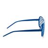 Dark Blue Shutter Shades Fun Novelty Plastic Party Sunglasses
