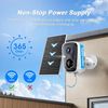 2k 4MP Solar Wifi Security Camera Wireless 2-Way Audio Color Night Vision PIR
