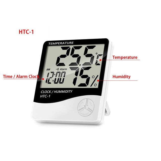 HTC-1 LCD Digital Temperature & Humidity Meter