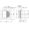 Unix KRP 100BWNF One-Touch Air Flow Adjustment Ventilation Hole, Cool White