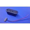 Custom Guitar PART - 9 volt / 9v replacement battery holder box rounded ends NEW