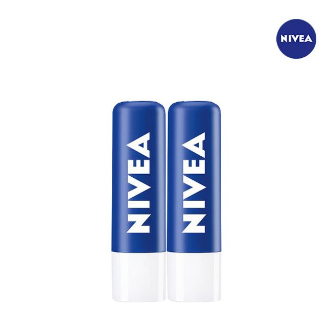 Nivea Lip Care Lip Balm 4.8g, Strawberry Shine, 2EA