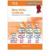 Kewtech TC2 Minor Works Certificate books, 40 Pages