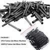 SOTICA 100 Pcs Ink Mixer Machine Kit, Ink Makeup Ink Mixer withMixing Sticks Set Pigment Agitator Ink Mixer Sticks for Makeup Accessories