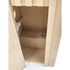 Dollhouse Miniature Two-Holer Outhouse