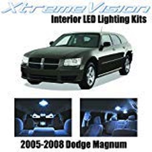 XtremeVision Interior LED for Dodge Magnum 2005-2008 (7 Pieces) Cool White Interior LED Kit + Installation Tool