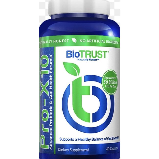 BioTRUST Pro-X10 Advanced Probiotic And Gut Health Formula 60ct