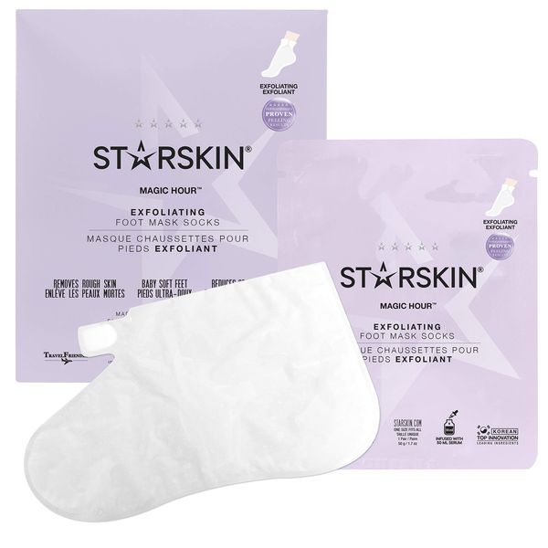 STARSKIN. Magic Hour™ Exfoliating Double-Layer Foot Mask Socks (3packs)