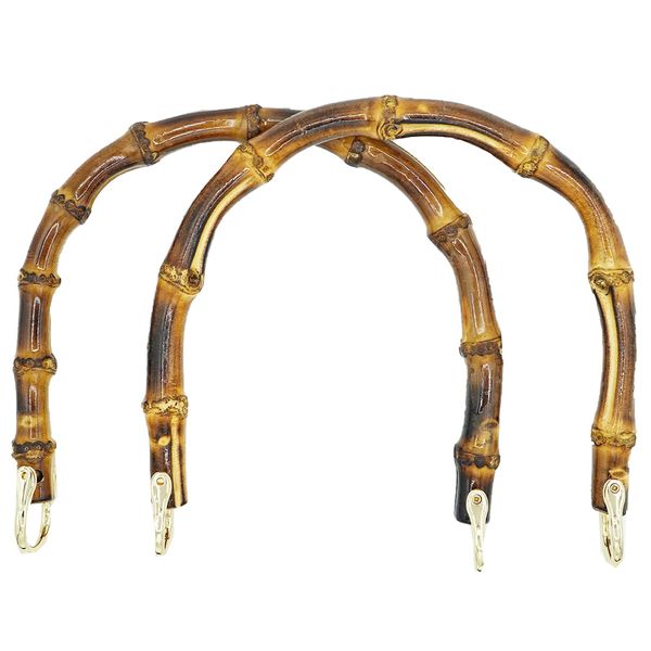 A'sTool Bamboo Bamboo Bag Handle Natural Material Front Hole Brown