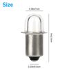 6Pcs P13.5S LED Flashlight Lights Torch Bulbs Upgrade DC 3V Replace White Lamp