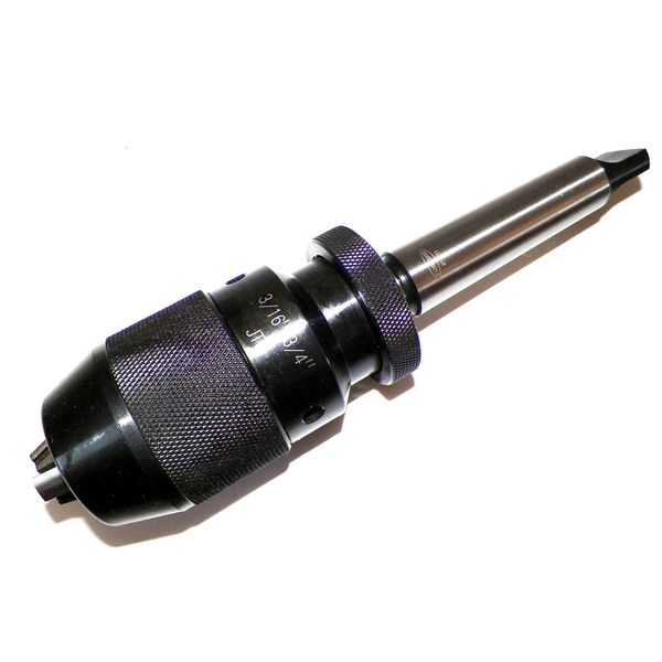 Keyless  3/16"- 3/4" Drill Chuck Self Tighten With MT4 Shank