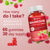 Magnesium Glycinate Gummies 600mg Muscle & Bone Support Improve Sleep Quality